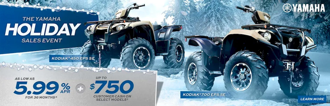 Read more about the article The Yamaha Holiday Sales Event – ATV – Utility