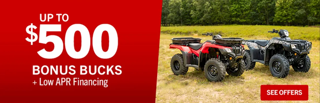 Read more about the article Bonus Bucks – Side x Side – Including: ATV